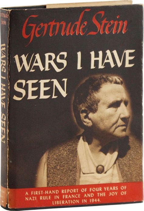 Wars I Have Seen Gertrude Stein First Edition