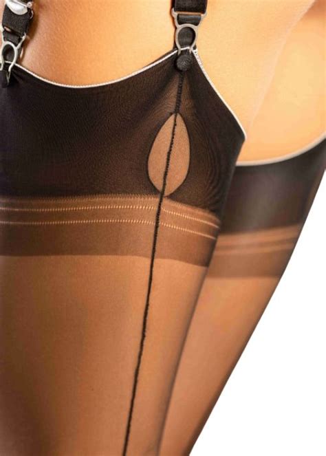 Cervin Tentation Fully Fashioned Seamed Stockings In Stock At Uk Tights