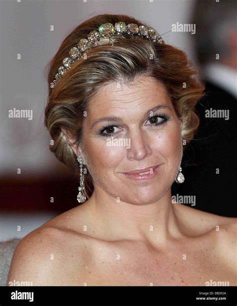 princess maxima of the netherlands attends a state banquet given in honour of the visiting dutch