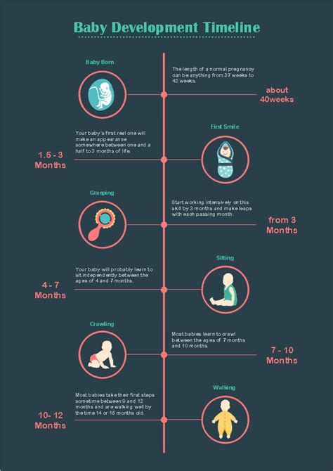 Baby Development Timeline Free Baby Development Timeline Templates