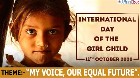 International Day Of The Girl Child 2020 October 11