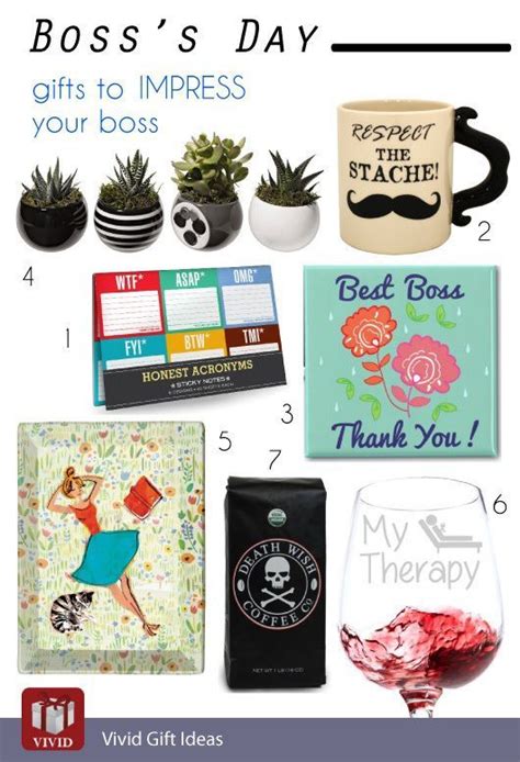 Top Gifts To Impress Your Boss On Boss Day Vivid Bosses Day