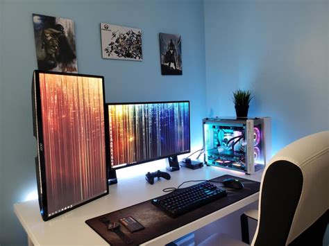 Dual Monitor Mount On Glass Desk - dual monitor mount on glass desk