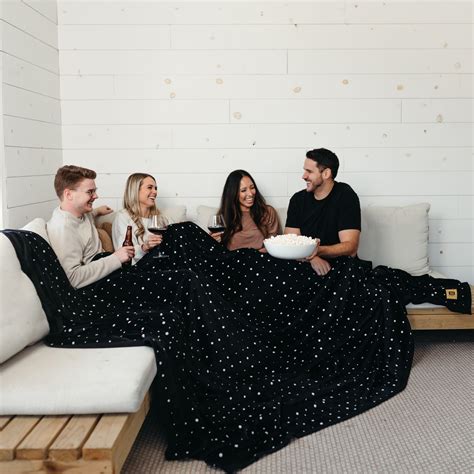 Big Blanket Co® Original Stretch™ Christmas Blanket | Dots | Unwrap The