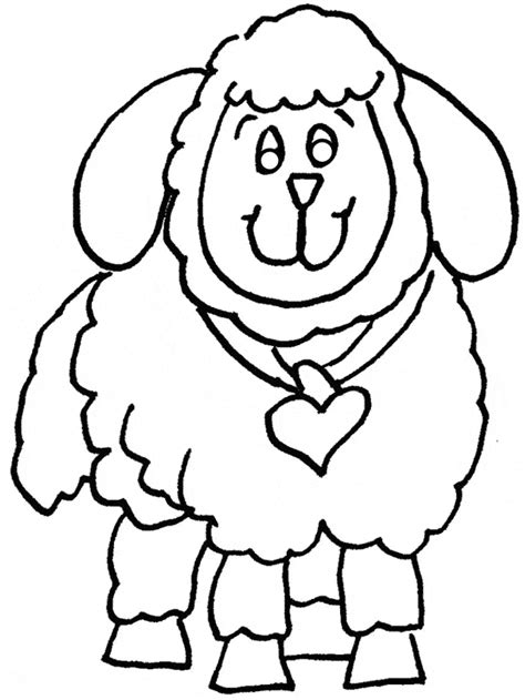 Sheep Coloring Page Animals Town Animal Color Sheets Sheep Picture