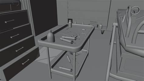 horror laboratory 3d model cgtrader