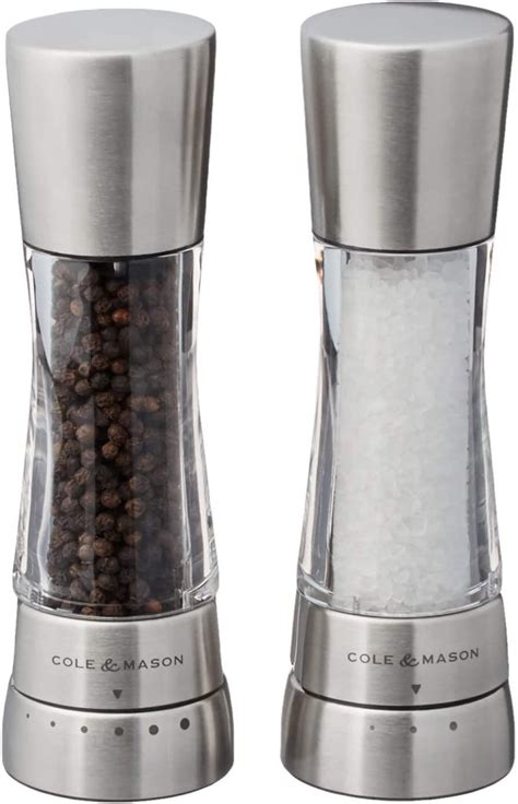 Chic Stainless Steel Salt And Pepper Grinder Sets To Add Style To A Table