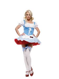 New Leg Avenue Sexy Dorothy Girl Costume Halloween Cosplay Fairytale Oz