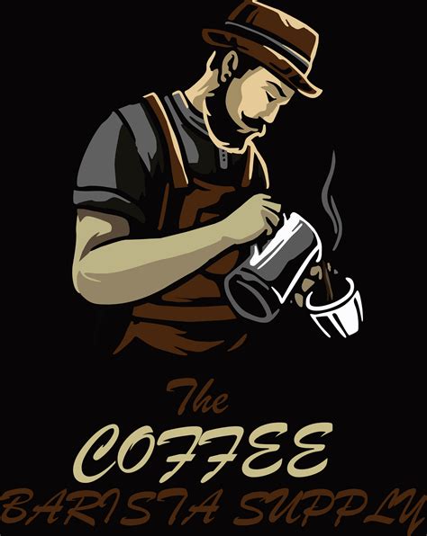 The Coffee Barista Supply Logo Behance