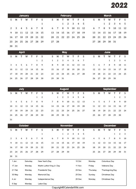 Free Holiday List For Calendar 2022 April Calendar 2022