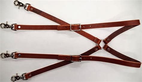 Leather Suspenders Heavy Duty Handmade