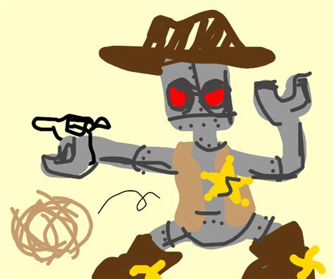 Robot Cowboy Drawception