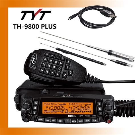 Tyt Th 9800 Plus Ricetrasmettitore Veicolare Quadri Banda 50w