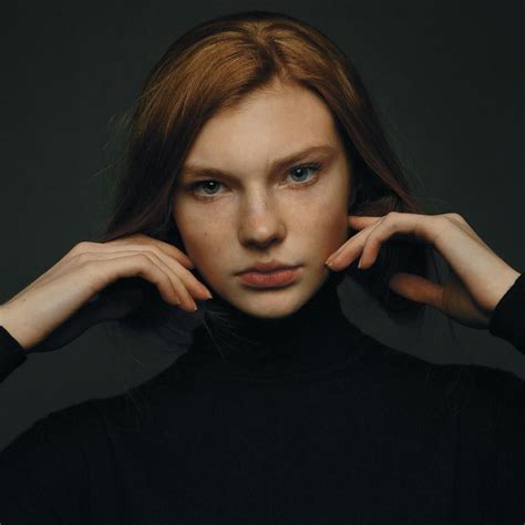 Dasha Milko Konstantin Kozier Beauty Portrait Freckles Girl