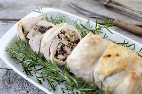 This Beautiful Turkey Roulade Combines The Turkey And The Stuffing To