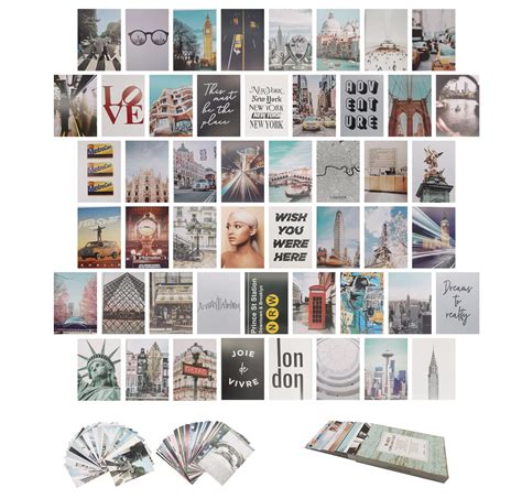 Buy Smuk Wall Collage Kit 50pcs Vintage S For Room Aesthetic Bedroom