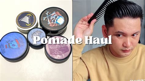 Shopee Haul High Quality Pomades For Best Hairstyles Youtube