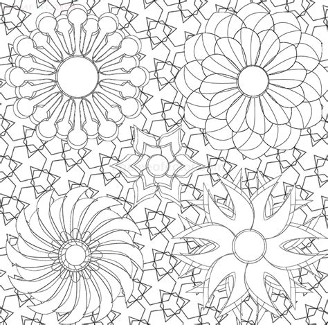 Zentangle Mandala Coloring Patterns Coloring Pages