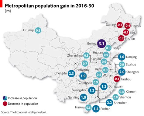 Most Populous Cities In China Pubzik