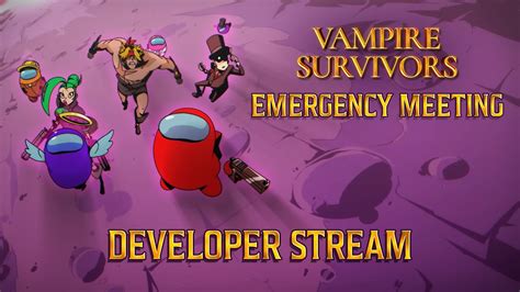 Poncle And Innersloth Developers Play Vampire Survivors Emergency