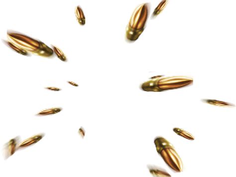 Bullets Png Isolated Picture Png Mart