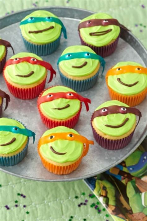 Teenage Mutant Ninja Turtles Cupcakes Recipe Desserts