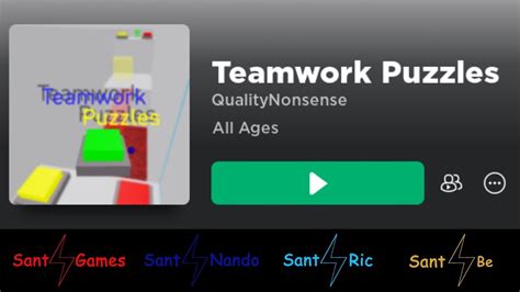Teamwork Puzzles Roblox 1 Youtube