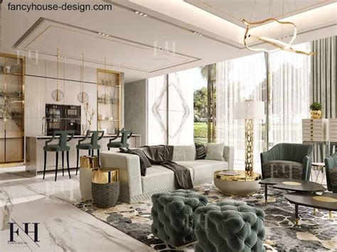 This progressive living room interior design throws out the traditional yellows living room design ideas are all about maximizing comfort and familiarity, and in fact, it's the perfect approach to a bachelor pad within a new apartment, condo. Modern interior design for a luxury house in Dubai by ...