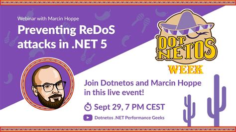 Marcin Hoppe Preventing Redos Attacks In Net 5 Dotnetos Conference