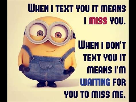 Minions Minions Humor I Miss You I Miss You Quotes