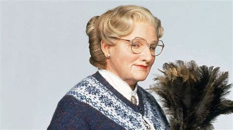 Robin williams, mara wilson, sally field, pierce brosnan & harvey fierstein. Mrs Doubtfire Robin Williams Movie | Mrs doubtfire, Robin ...