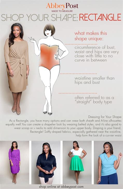 How To Dress For Your Body Shape Rectangle Rectangle Body Shape