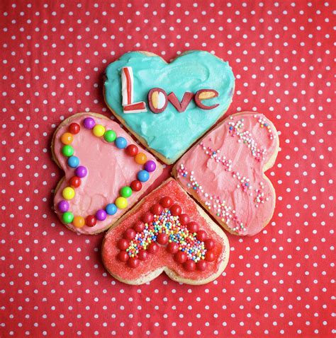 Heart Shaped Love Cookies Photograph By Kelly Sillaste