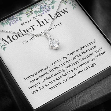 Mother In Law Wedding Gift From Bride Mother Of The Groom Etsy
