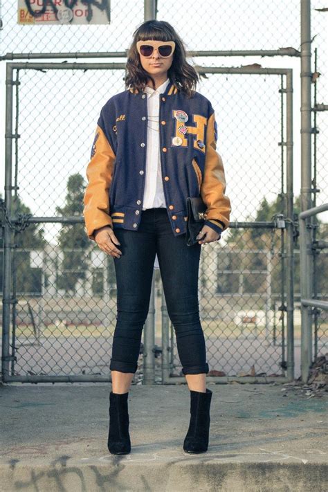 How To Look Stylish In A Varsity Jacket Stylecaster Varsity Jacket