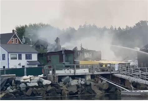 Multiple Business Burn In Port Clyde Fire Newsradio Wgan