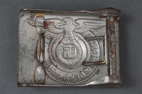 Original Waffen Ss Emncos Belt Buckle Unmarked Overhoff And Cie