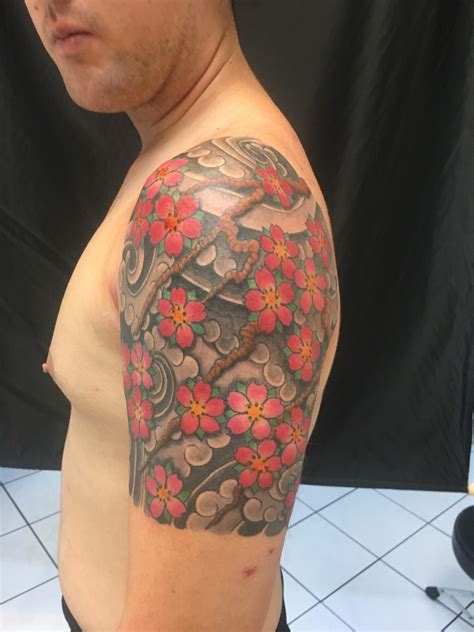 High quality cherry blossom inspired laptop sleeves by independent artists and designers from around the world. Cherry Blossom Half-Sleeve, By Adam at 434 Tattoo ...