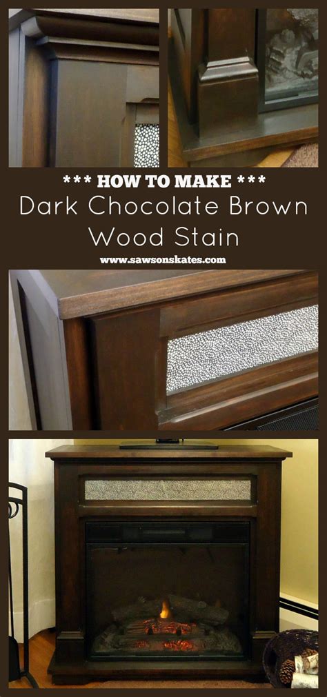 Check spelling or type a new query. DIY Dark Chocolate Brown Wood Stain