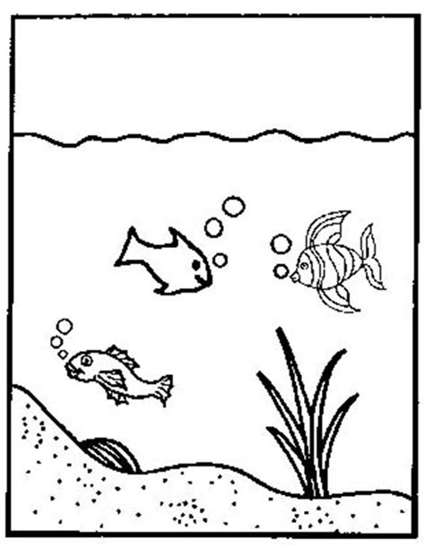 Some fish tank coloring may be available for free. Fish Tank with Sand in the Floor Coloring Page - NetArt in 2020 | Coloring pages, Fish tank, Color