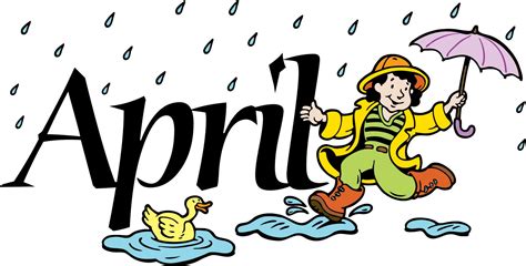 April Calendar Clip Art Clipart Best