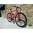Red Black Single Speed Bike Fixie/Fixed Gear Track  53cm Frame