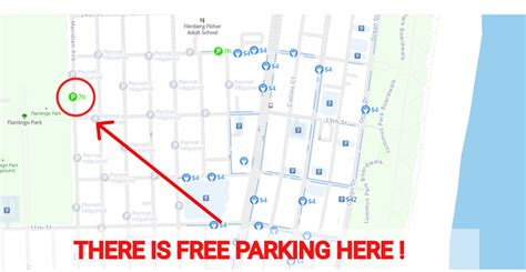 2023 Map Of Free Parking In Miami Beach Spotangels