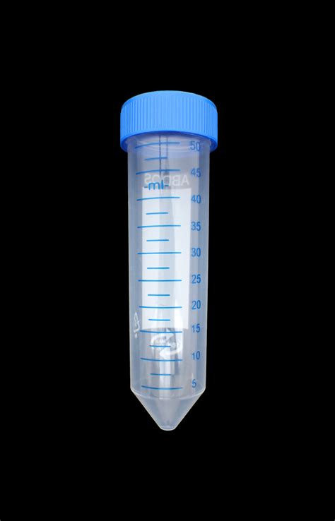 50 ML Polypropylene Centrifuge Tubes Conical Bottom Blue Cap Sterile