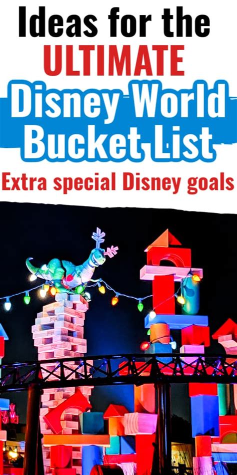 Disney Bucket List Printable