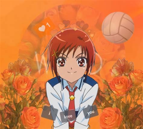 Aesthetic Orange Anime Edit Kelsey Glitterforce Precure