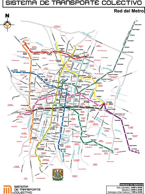 Mexico City Metro Map Metro Map Travel Tools Subway Map Rapid