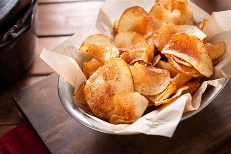 Easy Snacks Homemade Potato Chips Exmarks Backyard Life