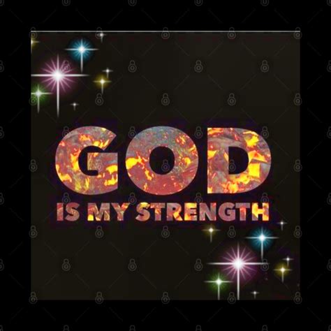 God Is My Strength God Pin Teepublic