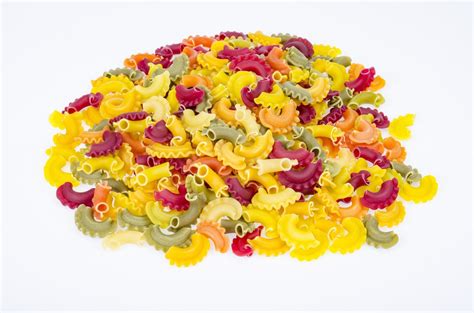 Colorful Pasta With The Addition Of Vegetable Natural Dyes Healthy